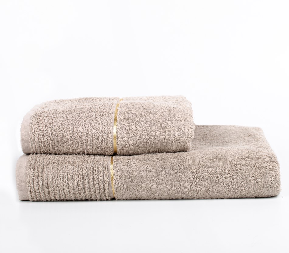 Рушник махровий GOLD 70x140 см бежевий La Nuit