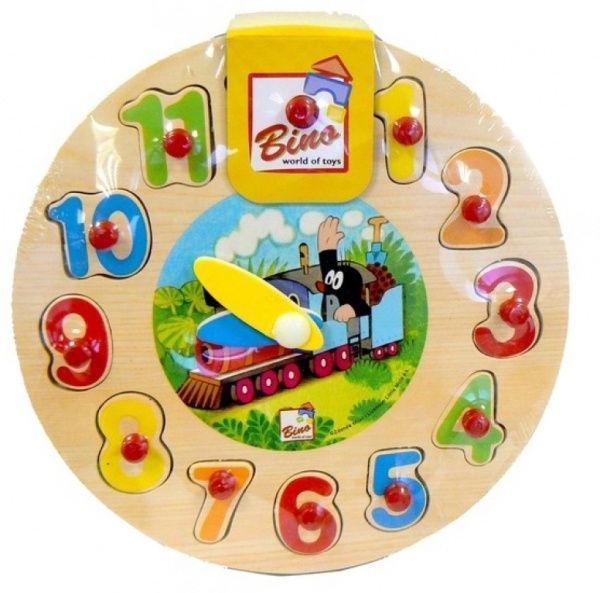 Часы Bino Пазл Кротик