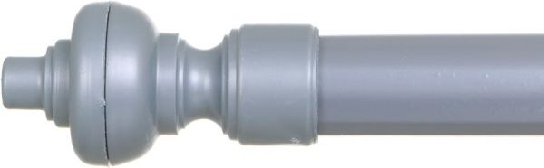 Карниз ОМіС Premium Decor Вінтаж одинарний укомплектований d28 мм 240 см сріблястий 