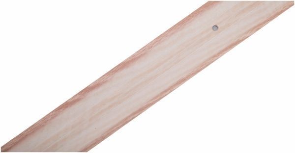 Порожек алюминиевый 1-А Лугалпроф профилированный с отверстиями 3х40x1800 мм дуб серый 