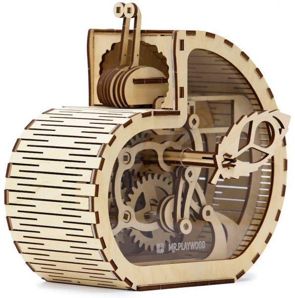 Конструктор деревянный Mr.Playwood Улитка-копилка деревянный 3D 10001/03