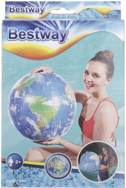 М’яч надувний Bestway ø61 Земля 61 см з підсвіткою