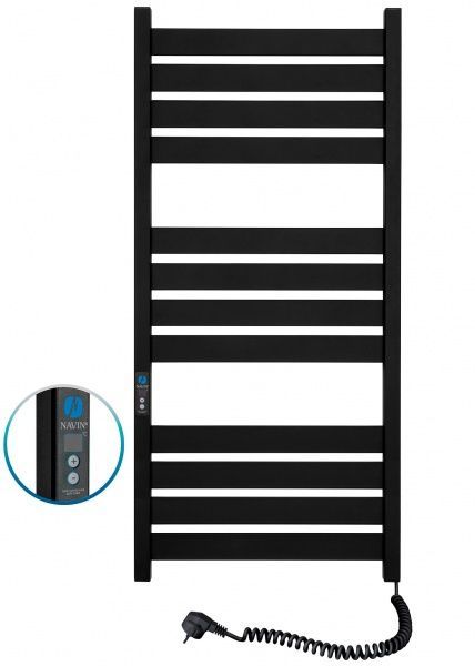 Полотенцесушитель электрический NAVIN Largo 500х1200 Digital П черный муар 12-244052-5012