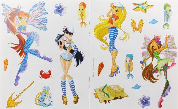Книга «WINX. Альбом для наліпок. Світ Блум» 978-966-74-7214-6