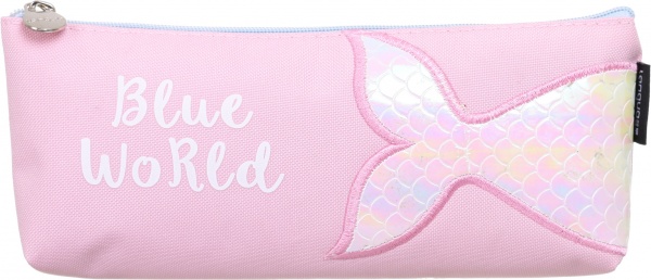Пенал шкільний Blue world 20х8х4 см в асортименті