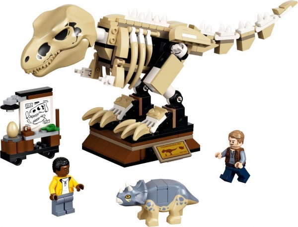 Конструктор LEGO Jurassic World Виставковий скелет тиранозавра 76940