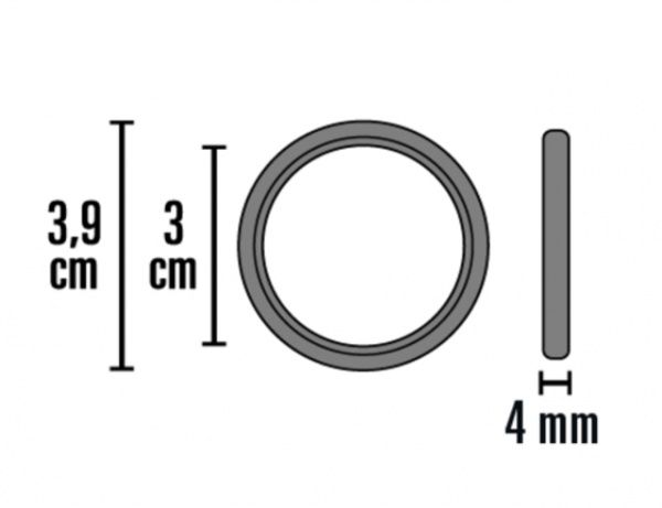 Кільце Gardinia Kira з прищіпкою та гачком d19 мм капучино 10 шт. 