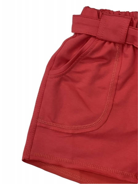 Шорти для дівчаток JOIKS р.128 кораловий SH-05 