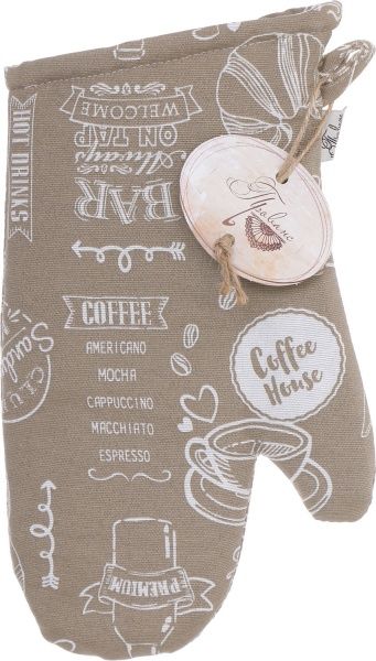 Прихватка-варежка Beige Breakfast бежевый Прованс 