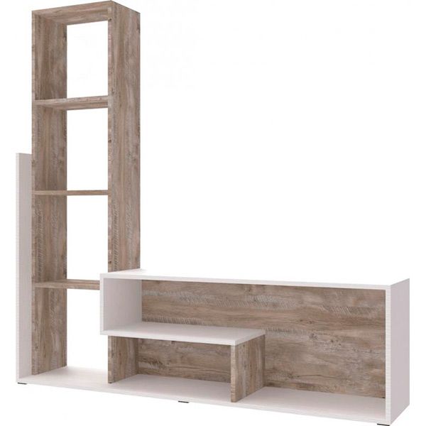 Стенка Этана Doros белый/дуб клондайк 