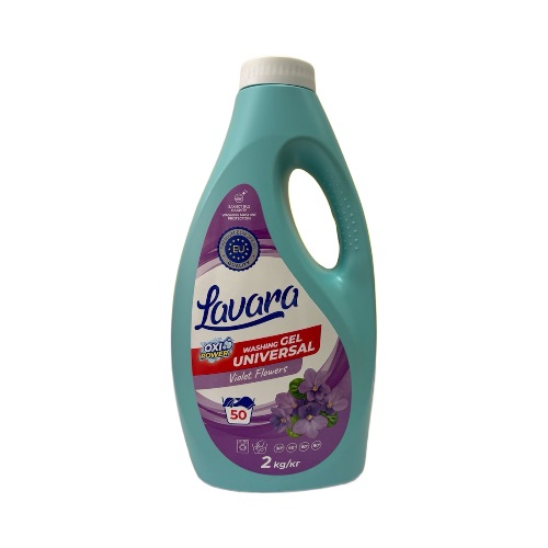 Гель для машинной и ручной стирки Lavara Violet Flowers 2 л