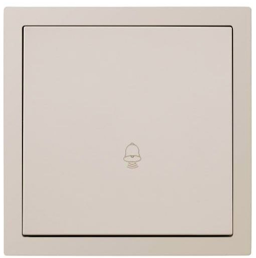 Кнопка дзвінка одноклавішний HausMark Juna пісочний 7041-1888U2-103QC