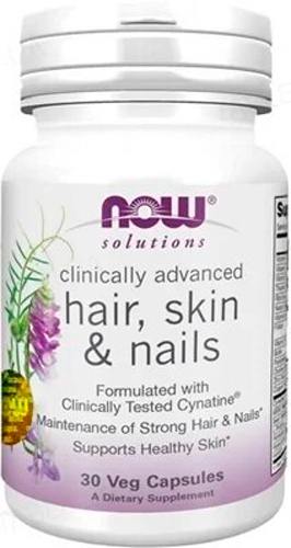 Вітамінний комплекс NOW Clinical Hair, Skin & Nails 30 шт./уп. 