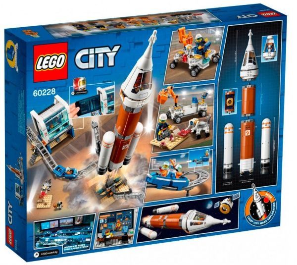 Конструктор LEGO City Ракета для проникновения вглубь космического пространства с контролем пуска 60228