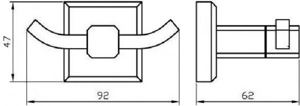 Крючок Aqua Rodos Leonardo 9925 Black ОР0002372
