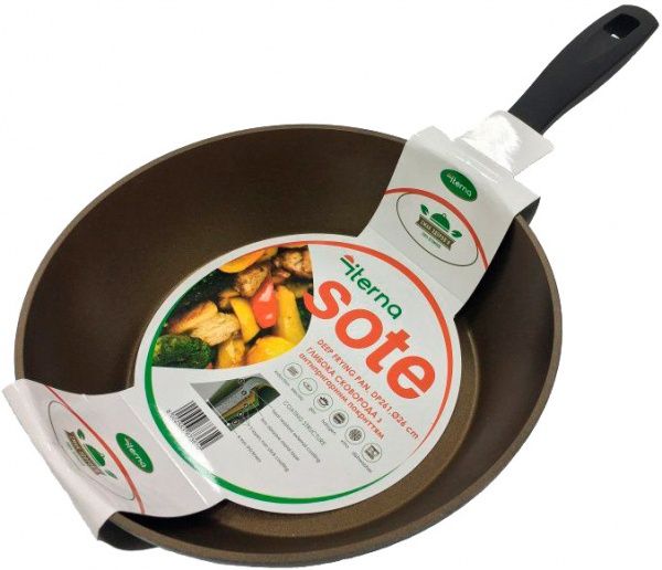 Сковорода глубокая а с антипригарным покрытием Iterna