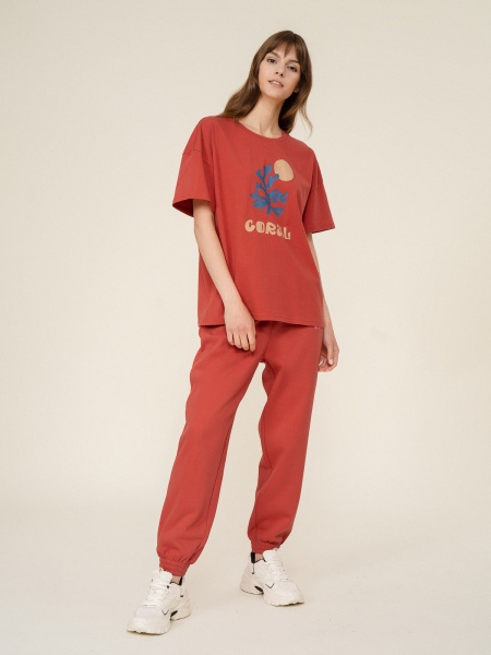 Брюки Outhorn TROUSERS CAS F178 OTHSS23TTROF178-62S р. XL красный