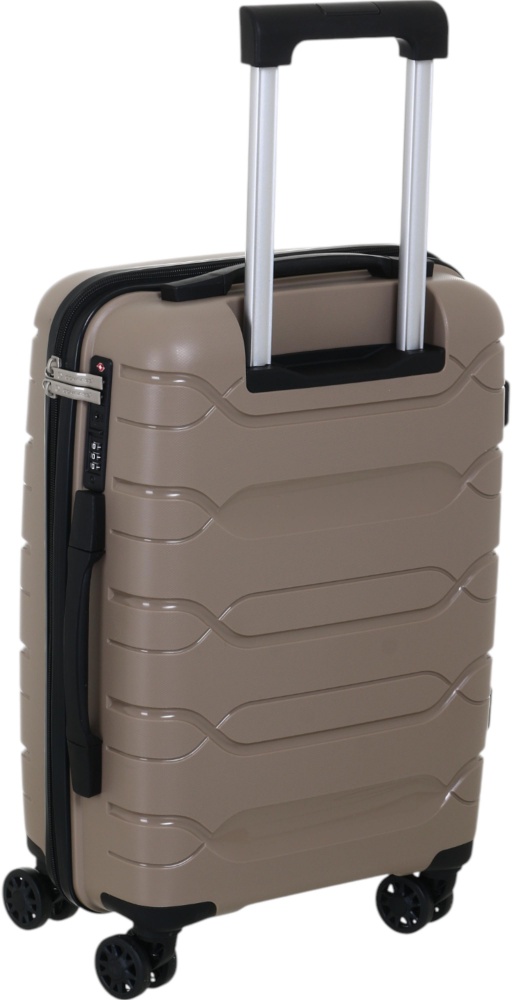 Чемодан Compass №XY007 S 36 л капучино 49x35x21 см