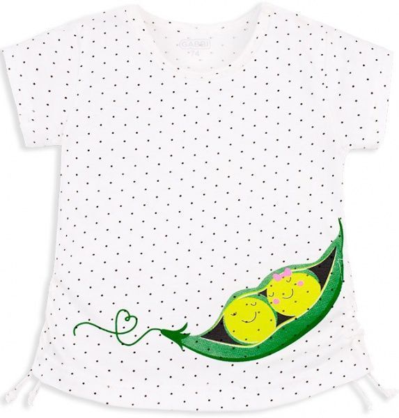 Футболка GABBI FT 20-14-1/1 Туті-Фруті р.80 молочний 12167 