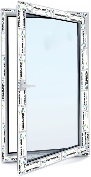 Окно поворотно-откидное VIKNALAND В 58 850x1410 мм правое 