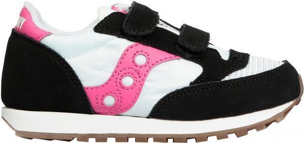 Кроссовки Saucony JAZZ ORIGINAL VINTAGE HL SK162475 р.US 13,5 черно-бело-розовый