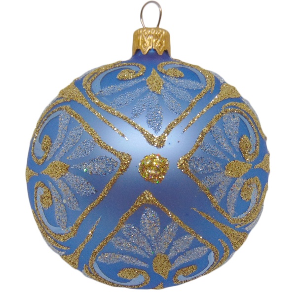 Шар новогодний стеклянный d80 9214-1 