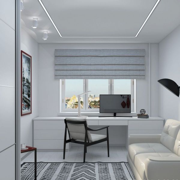 Настільна лампа офісна DE1148 LED 9 Вт білий 