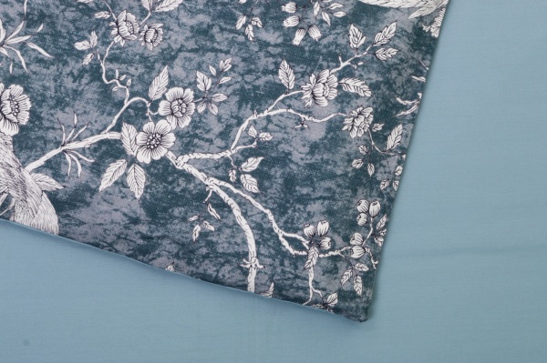 Комплект постельного белья Perafita семейный зеленый с рисунком Lameirinho 