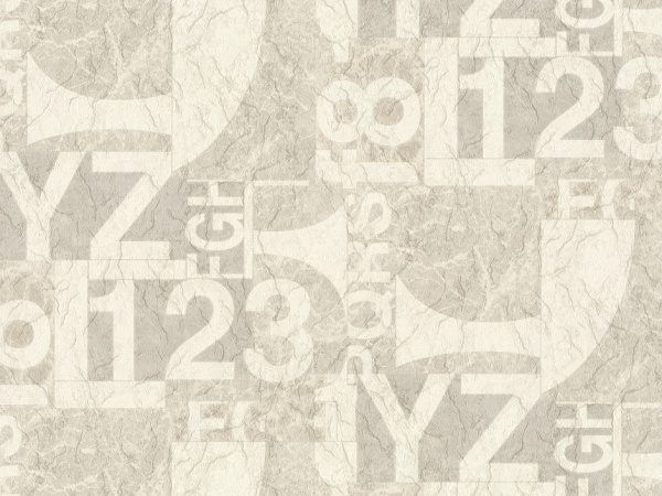 Обои виниловые на флизелиновой основе Славянские обои Elegance collection Цифры 2359-06 1,06x10,05 м 