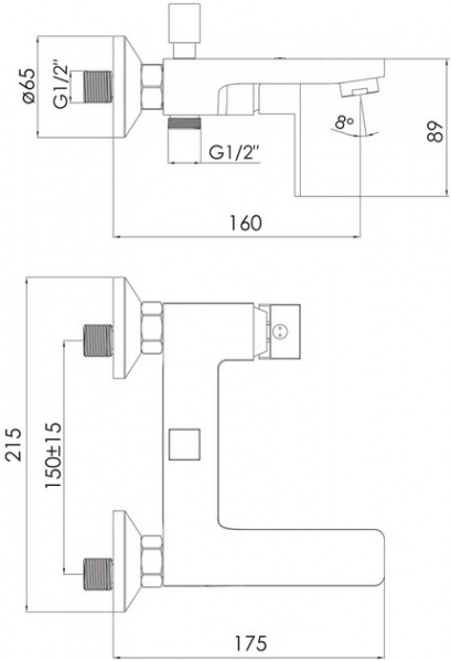 Змішувач Imprese Karlov F03207601AA хром