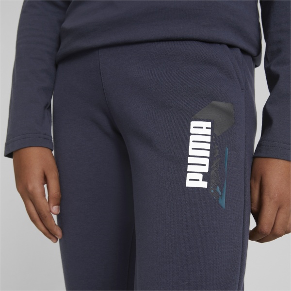 Штани Puma ALPHA SWEATPANTS FL B 67010843 р. 164 чорний