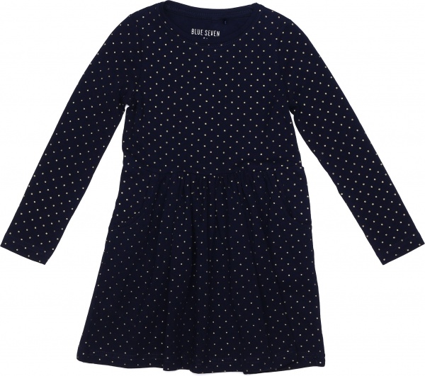 Платье Blue Seven Платье д/д вязаное TM Blue Seven 95% хлопок 5% эластан р.98 синий 773648 X * 98 