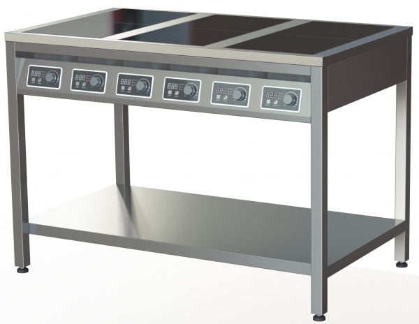 Плита индукционная ПІН-6-1200х700х850-П-21,0