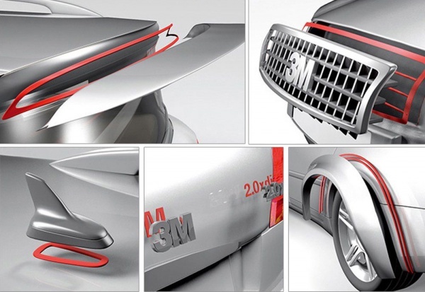 Двусторонняя клейкая лента 3Мдубль 6 мм 1 мм 1,5 м прозрачный