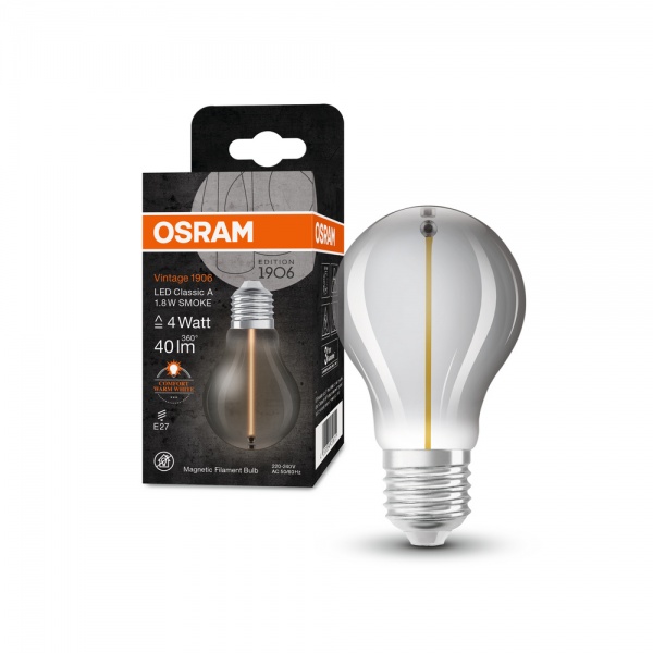 Лампа світлодіодна Ledvance FIL Osram SM Magnet 1,8W A60 4 Вт E27 1800 К 220 В матова 