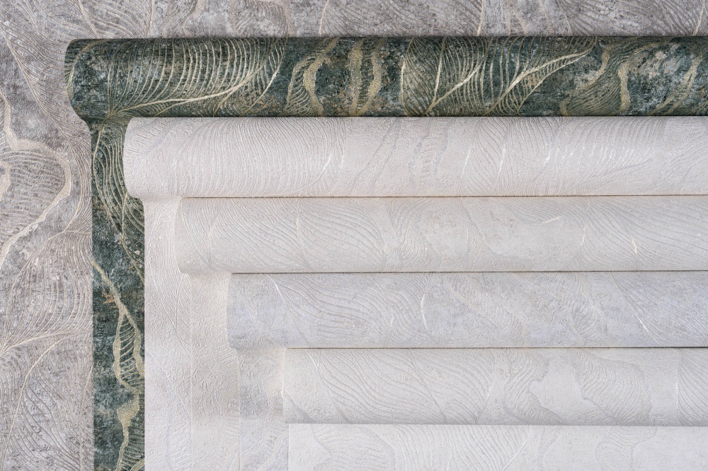 Обои виниловые на флизелиновой основе Славянские обои Le Grand platinum Марсала 8747-05 1,06x10,05 м