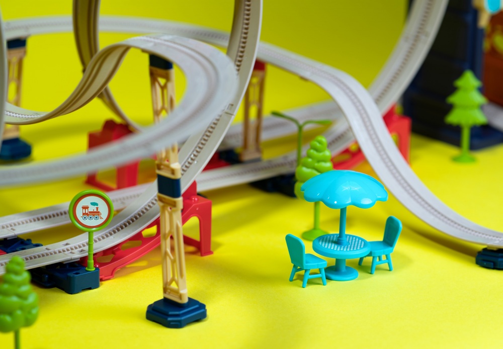 Железная дорога трюковая OTAMANKO Храбрый паровозик 532.02.30