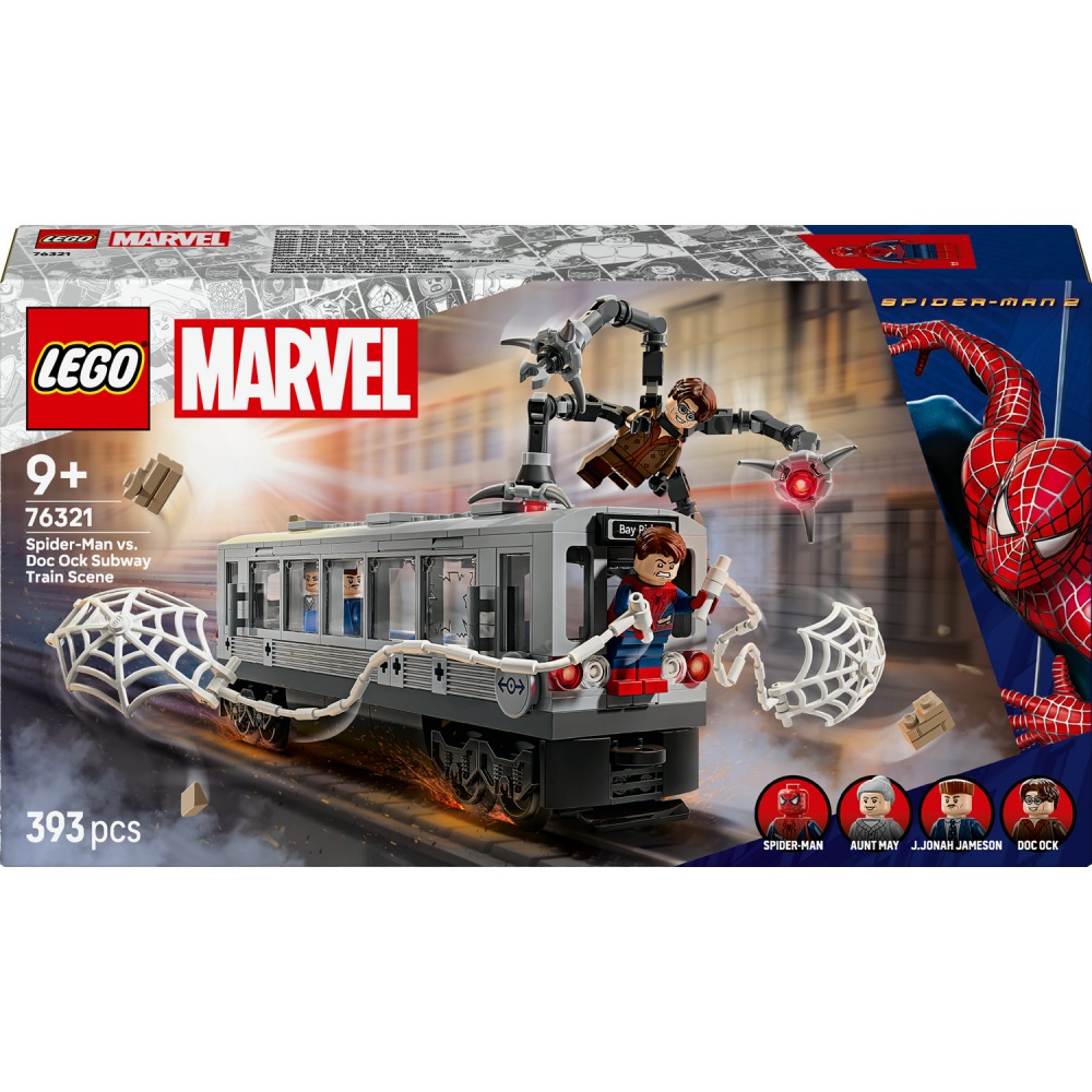 Конструктор LEGO Super Heroes Marvel Человек-паук против Дока Ока: Сцена в метро 76321