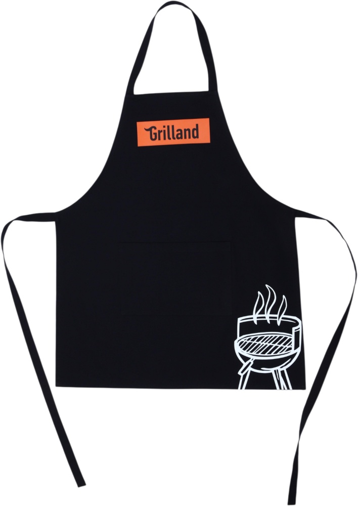 Фартух Grilland Мангал чорний 68x80 см