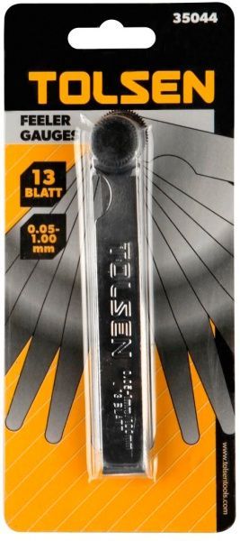  Tolsen 35044 Щупы 13 шт 0.05-1 мм