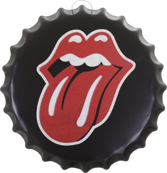 Декор настенный Крышка от бутылки жестяная Tongue d40 