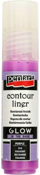 Контур універсальний фіолетовий 017496 Glow in the dark 1 кольорів 20 мл
