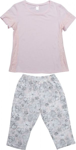 Пижама женская Roksana Marshmallow 851/16380 р. M белый с розовым 