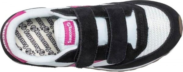Кроссовки Saucony JAZZ ORIGINAL VINTAGE HL SK162475 р.US 2,5 черно-бело-розовый