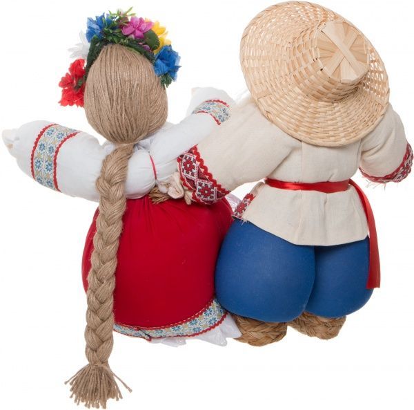 Куклы интерьерные Свадебная пара 58х54 см