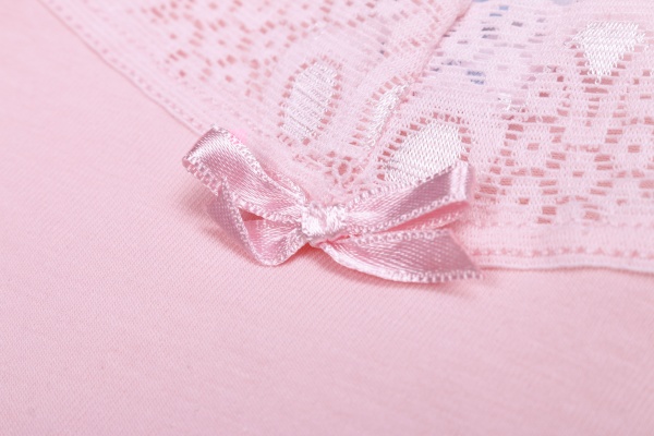 Майка детская для девочек Luna Kids с кружевом р.98-104 розовый VD 0157 /рожевий з мереживом/ 