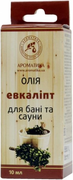 Масло для бани и сауны Ароматика Евкаліпт 10 мл 