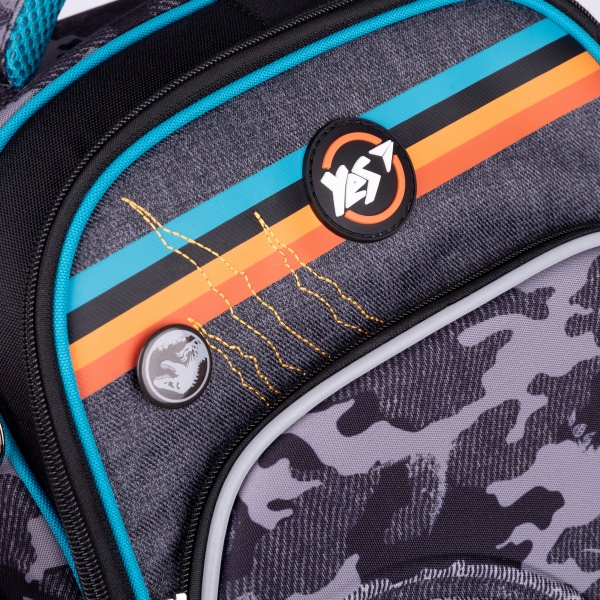 Ранец полукаркасный YES Jurassic world S-40 Jurassic World черный