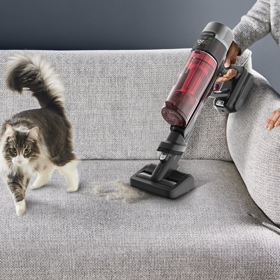 Пылесос аккумуляторный Rowenta X-Force 9.60 Complete RH2099WO black/red