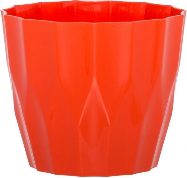 Горщик для квітів Карат круглий 1,8л помаранчевий 
